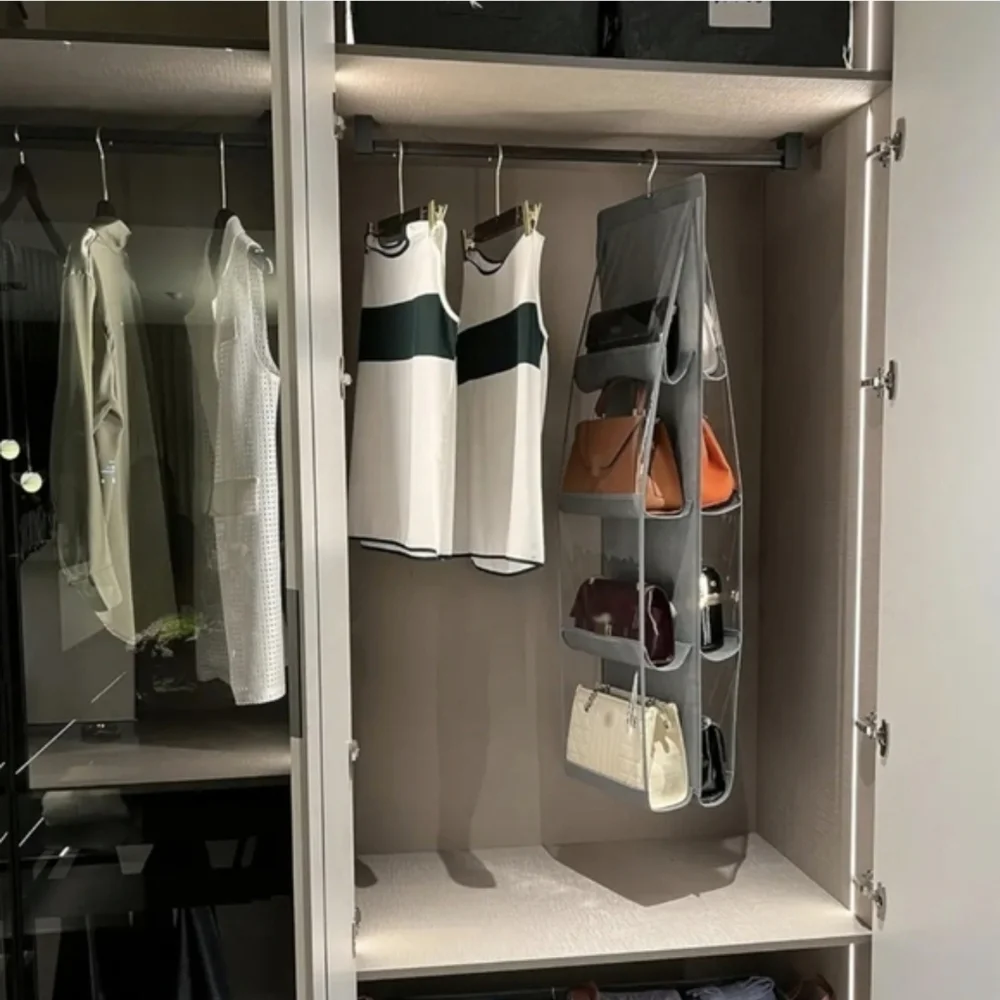 2PC SET- Bag Organizer 8 Grids.White or Black - Picture 4 of 6